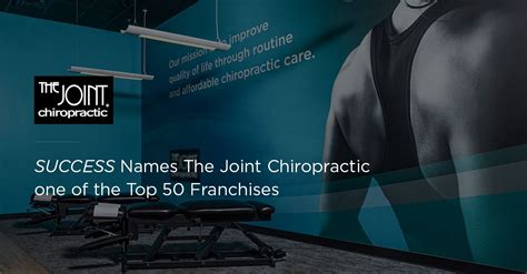 SUCCESS Names The Joint Chiropractic one of the Top 50 .